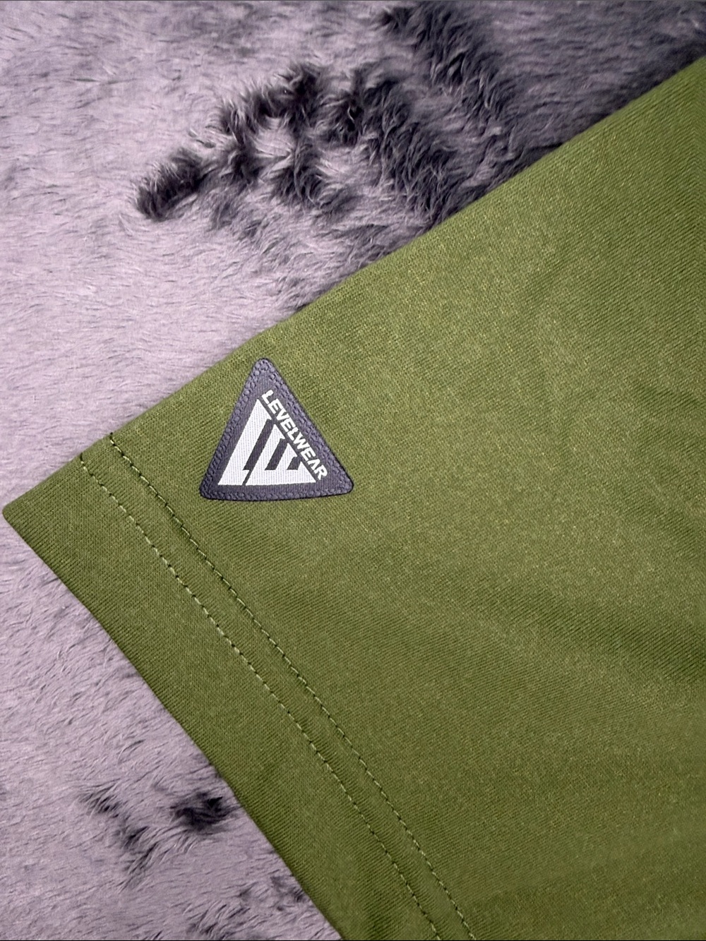 Men's Houston Astros Levelwear Olive‎ Delta Sector Raglan Polo - Picture 4 of 6